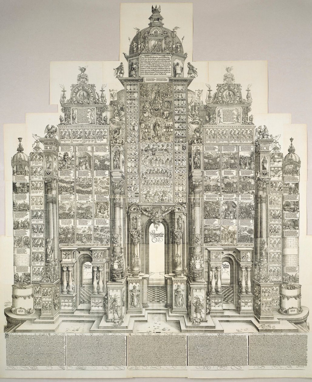 Der Triumphbogen von Maximilian von Albrecht Dürer