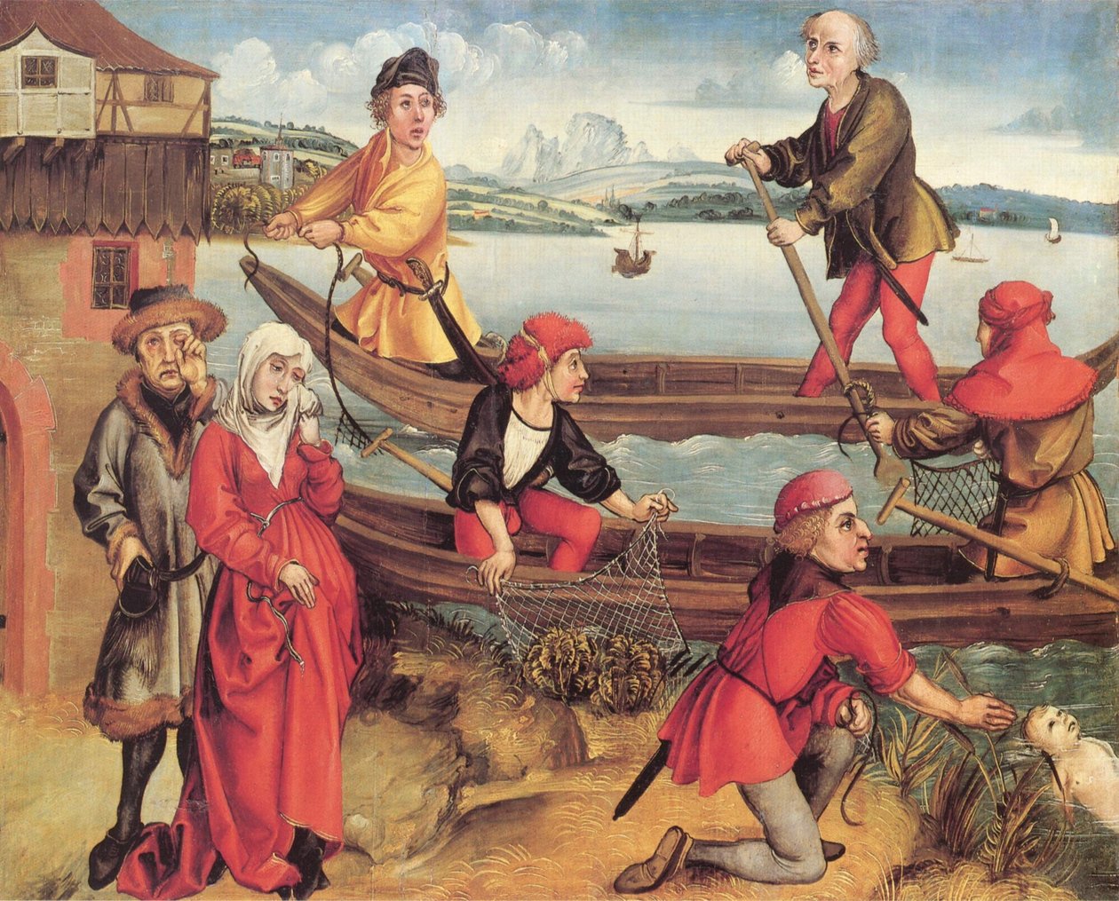 Wunderbare Errettung eines ertrunkenen Knaben aus Bregenz von Albrecht Dürer