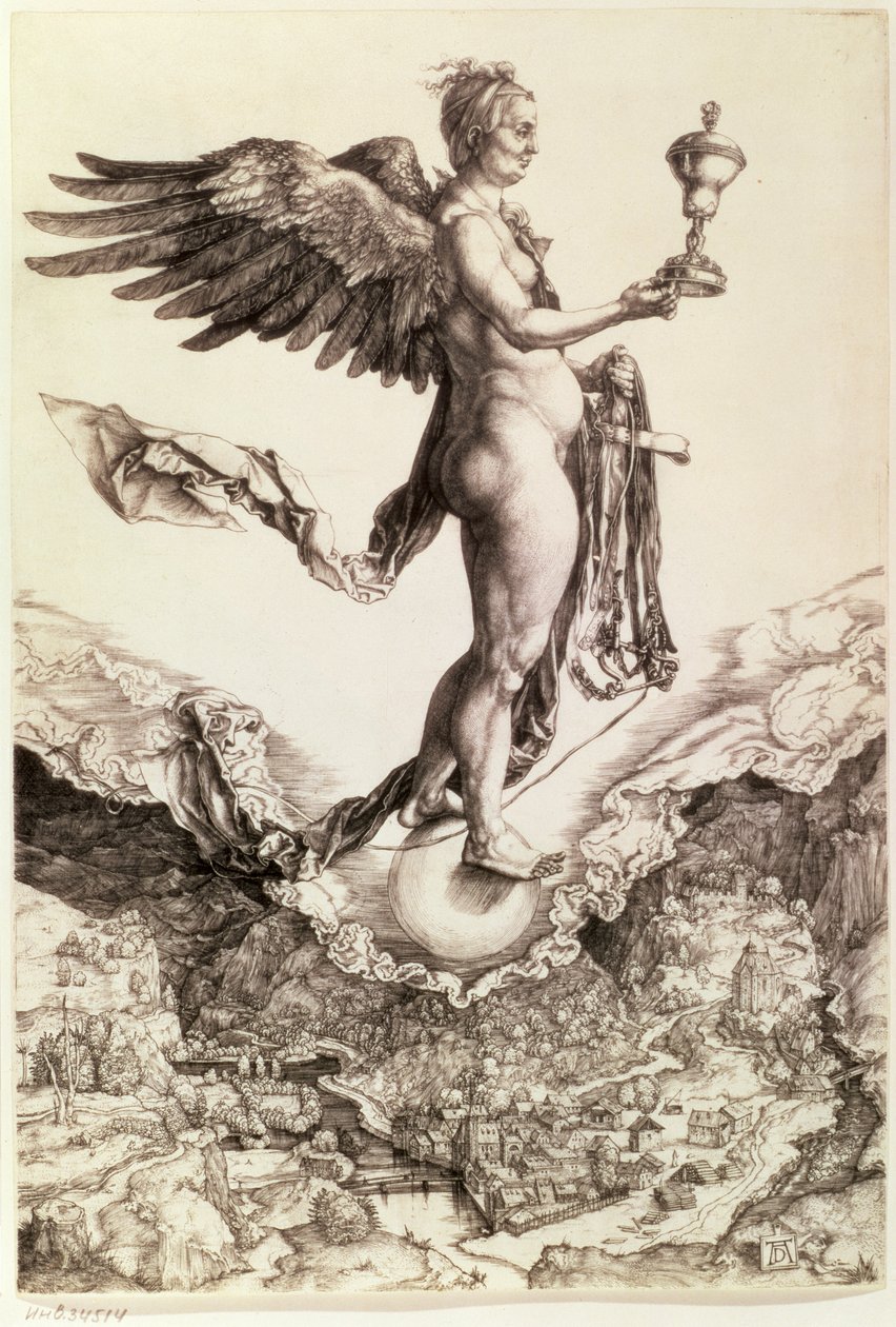 Nemesis, 1501-2 von Albrecht Dürer