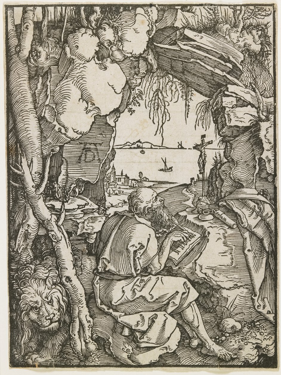 Heiliger Hieronymus in einer Grotte, 1512 von Albrecht Dürer