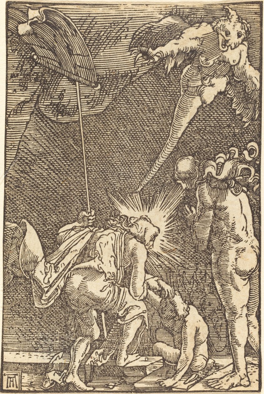 Christus steigt in die Hölle hinab von Albrecht Altdorfer