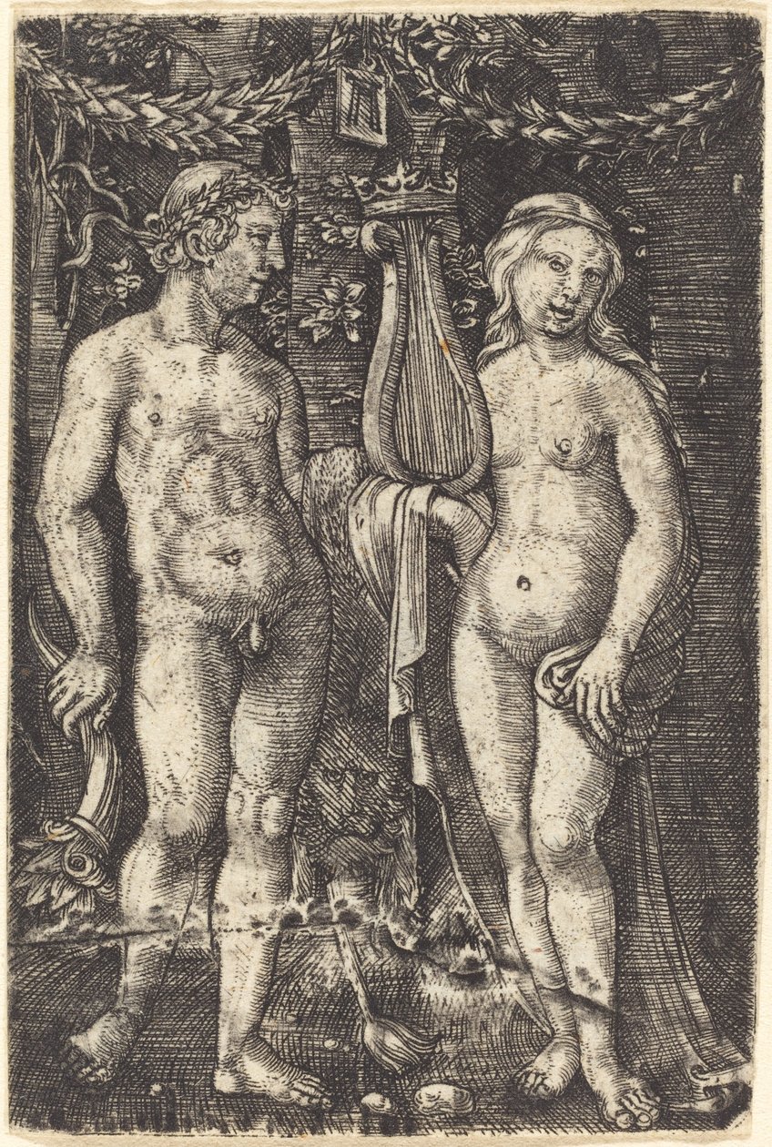 Herkules und eine Muse von Albrecht Altdorfer
