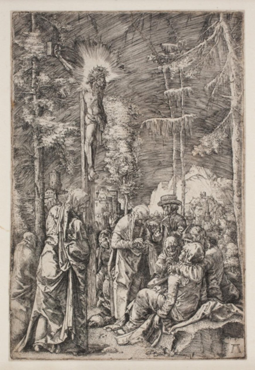 Christus am Kreuz von Albrecht Altdorfer