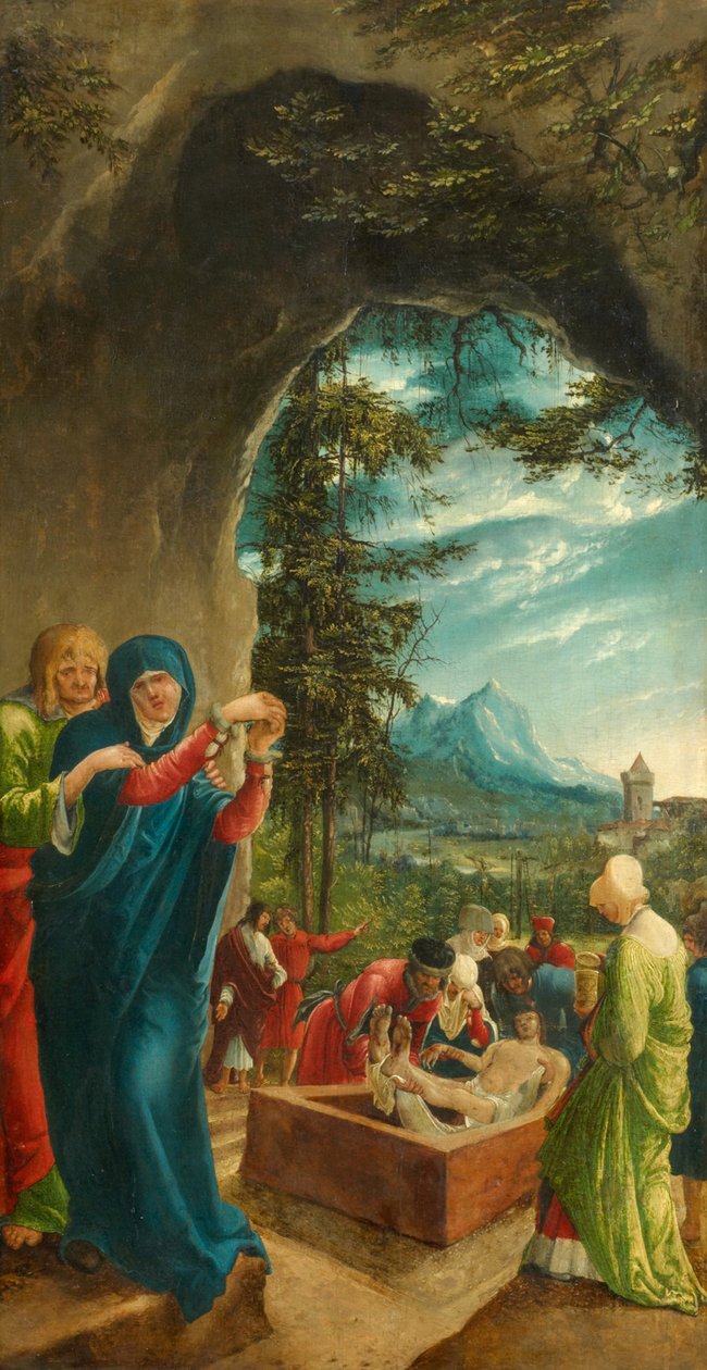 Die Grablegung Christi, 1518 von Albrecht Altdorfer