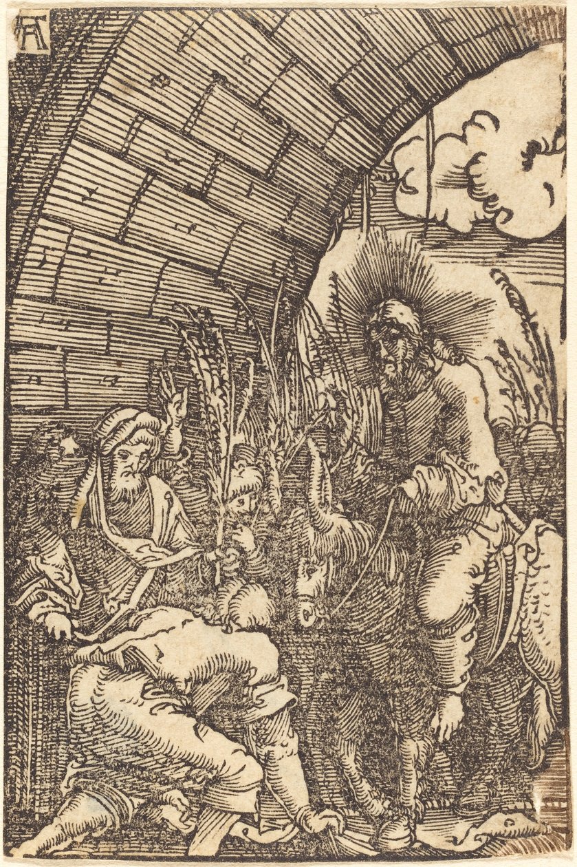Der Einzug in Jerusalem von Albrecht Altdorfer