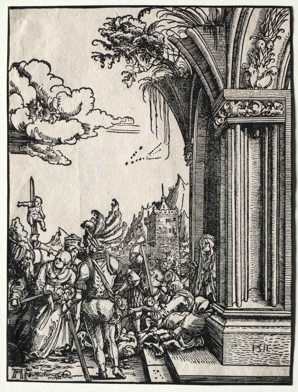 Das Massaker der Unschuldigen, 1511 von Albrecht Altdorfer