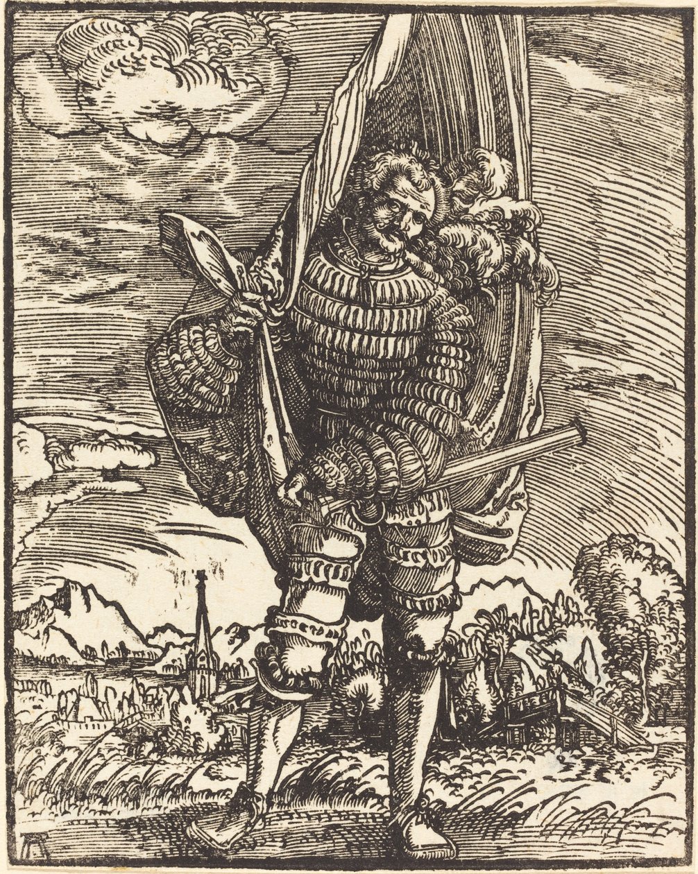 Der Fahnenträger von Albrecht Altdorfer