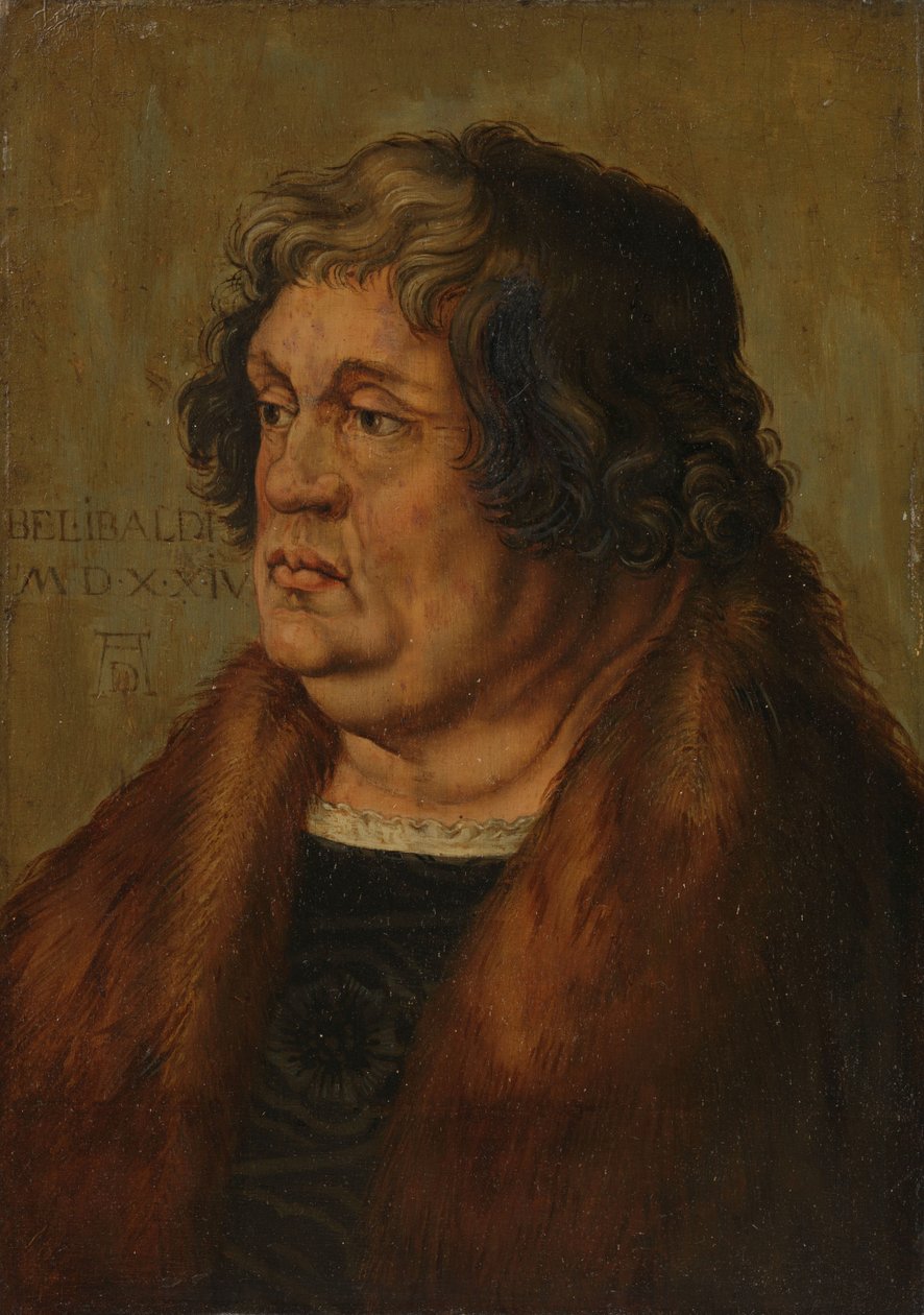 Willibald Pirkheimer (1470-1530) von Albrecht Dürer (copy after)