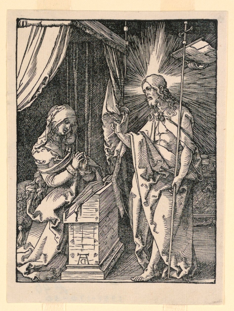 Christus erscheint seiner Mutter von Albrecht Dürer