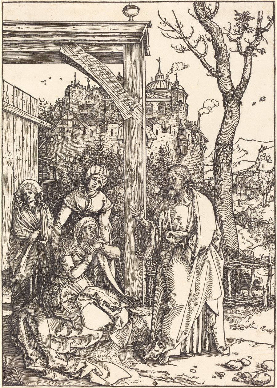 Christus nimmt Abschied von seiner Mutter von Albrecht Dürer