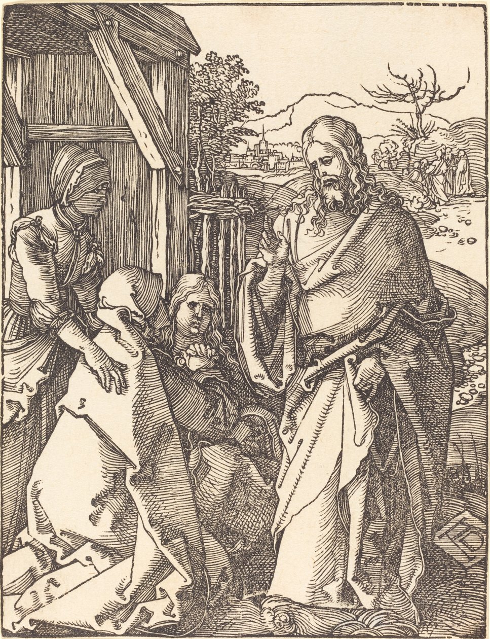 Christus nimmt Abschied von seiner Mutter von Albrecht Dürer