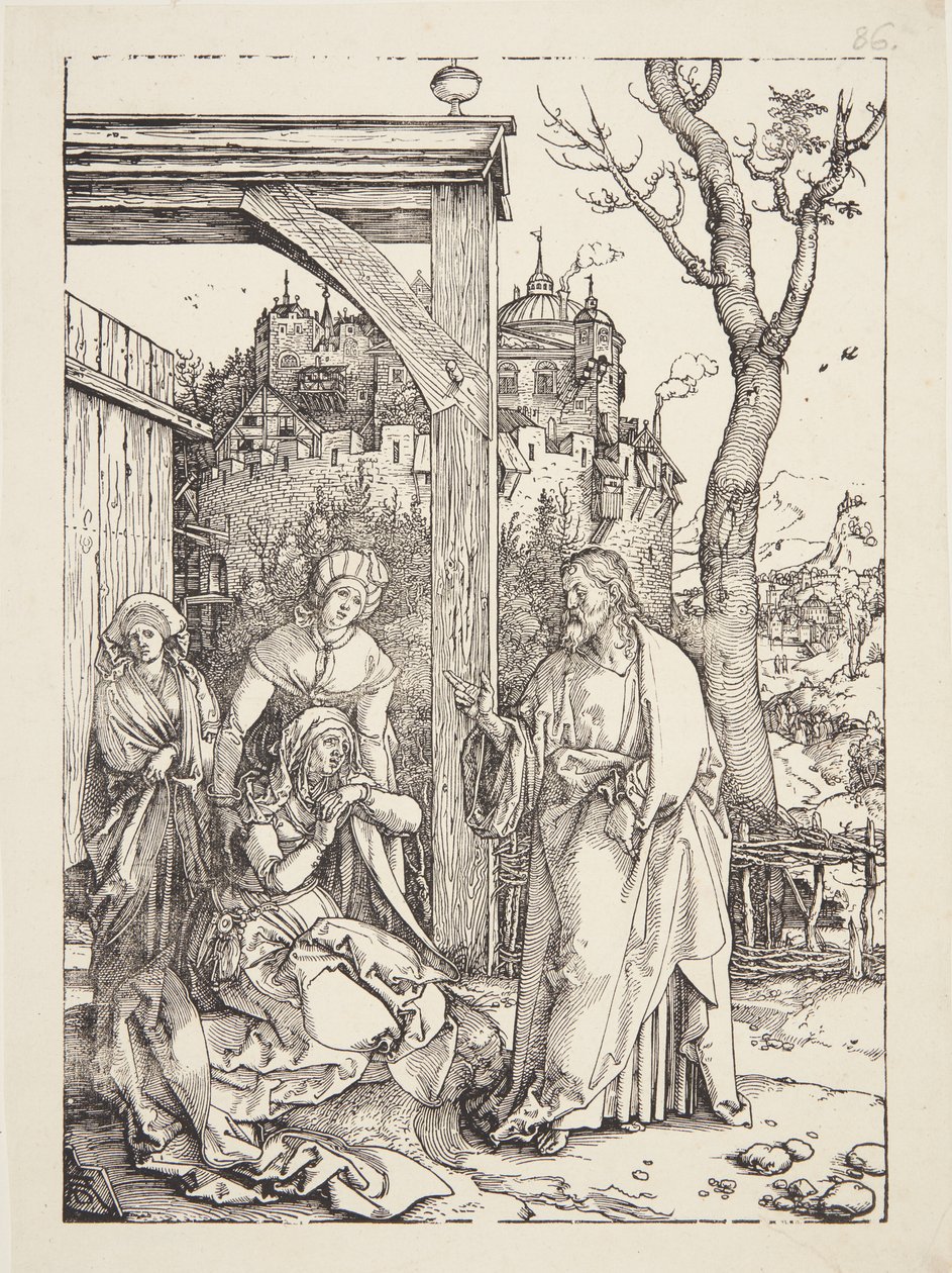 Christus nimmt Abschied von seiner Mutter von Albrecht Dürer