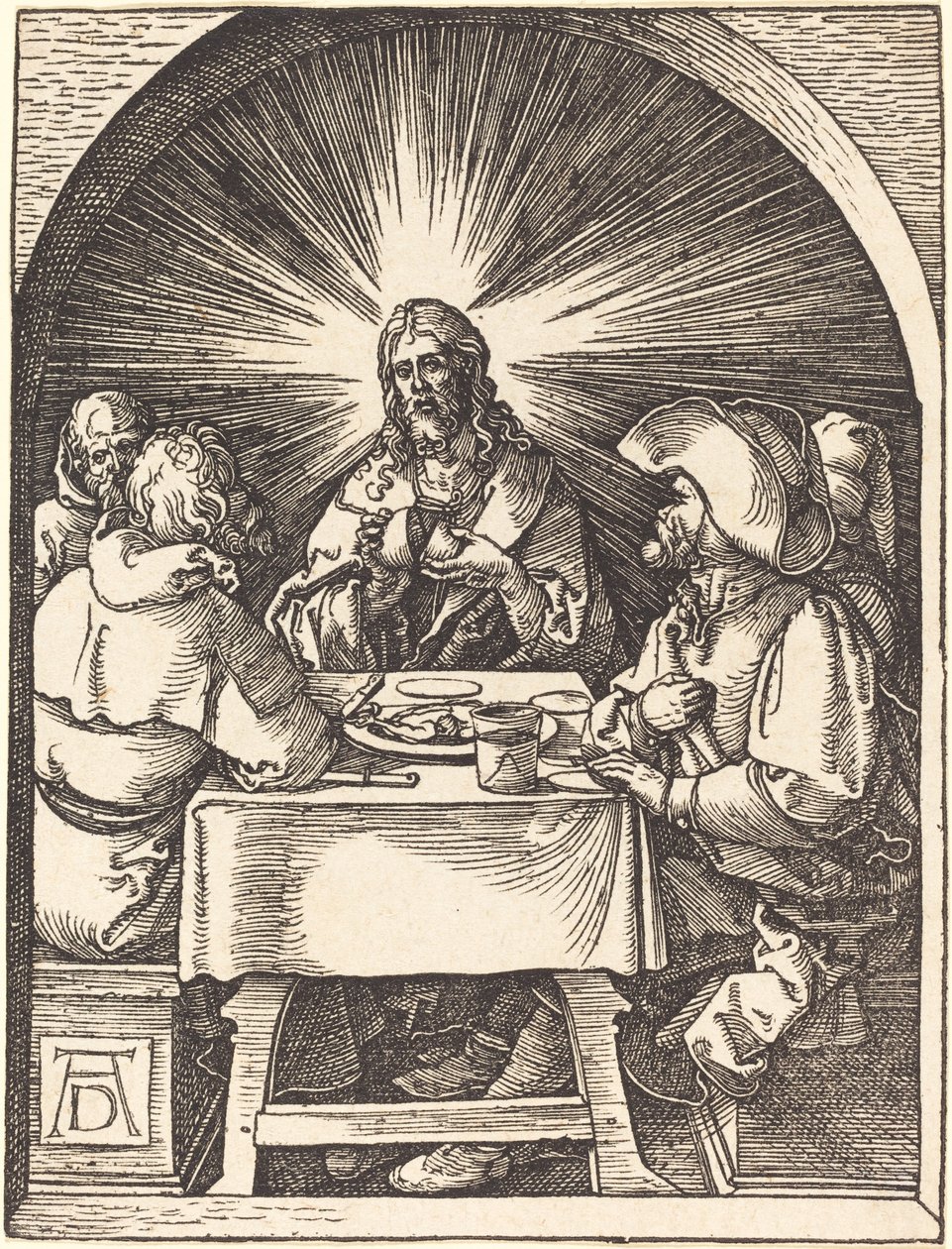 Christus in Emmaus von Albrecht Dürer