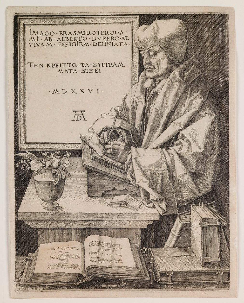 Erasmus von Rotterdam von Albrecht Dürer