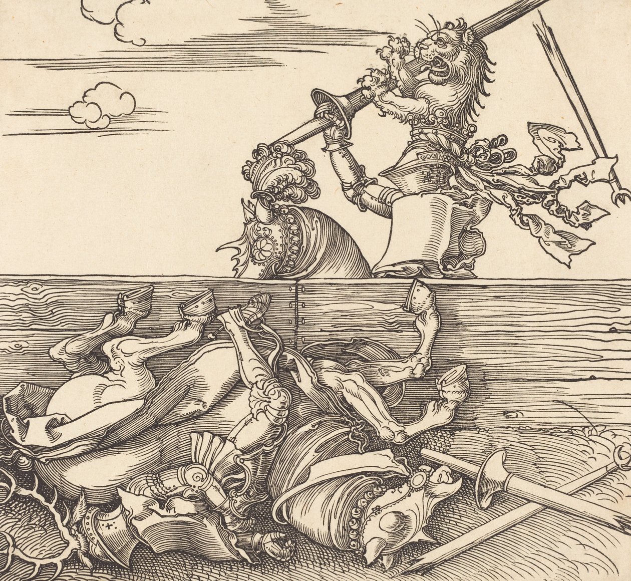 Italienisches Turnier, ca. 1516 von Albrecht Dürer