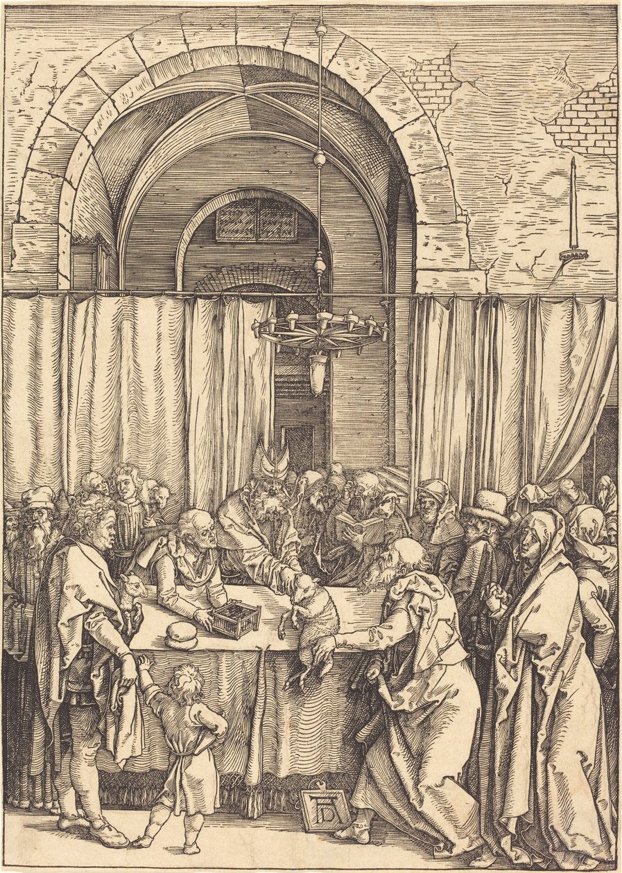 Joachims Opfer wird abgelehnt von Albrecht Dürer