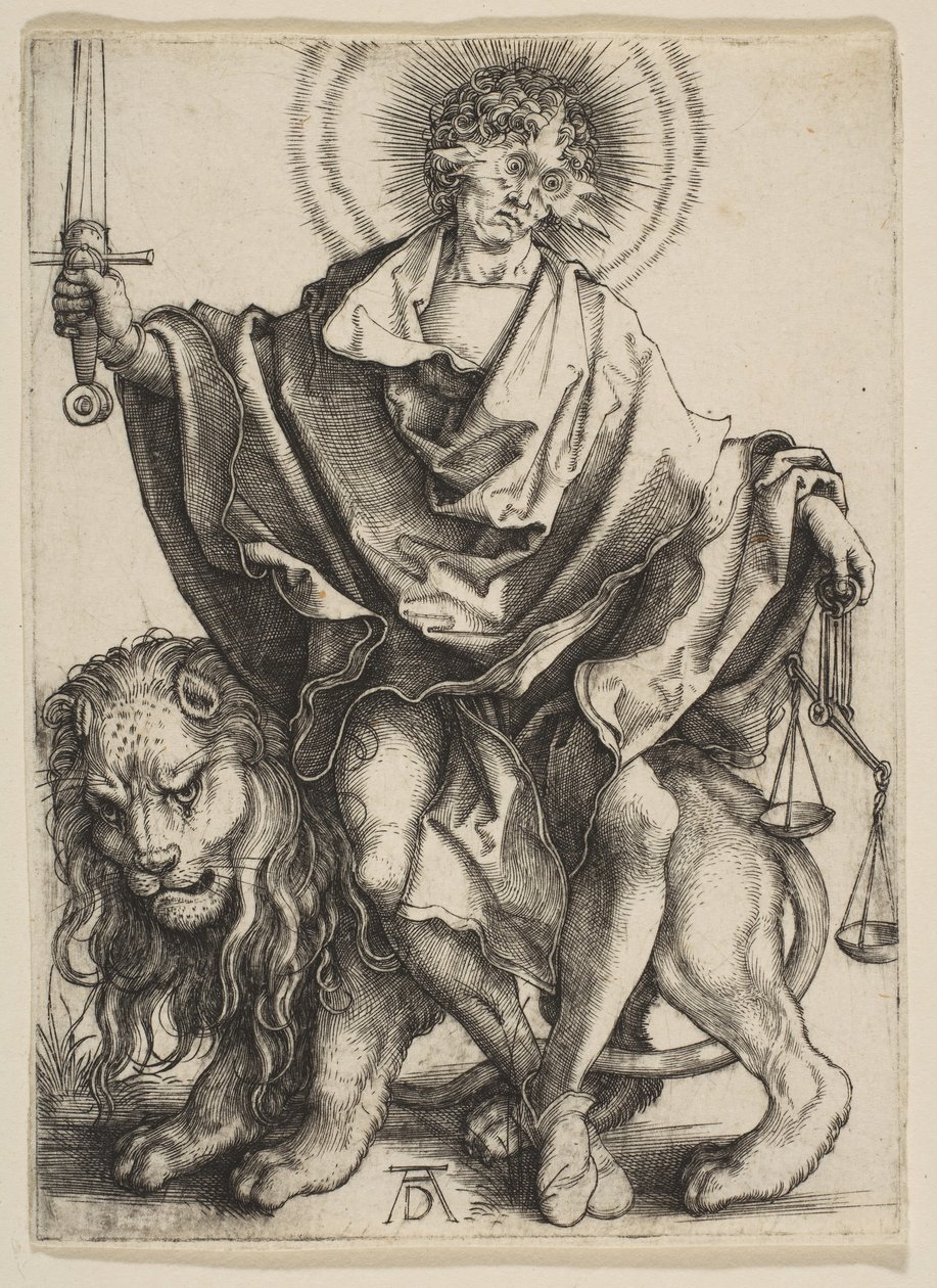Gerechtigkeit, ca. 1499 von Albrecht Dürer