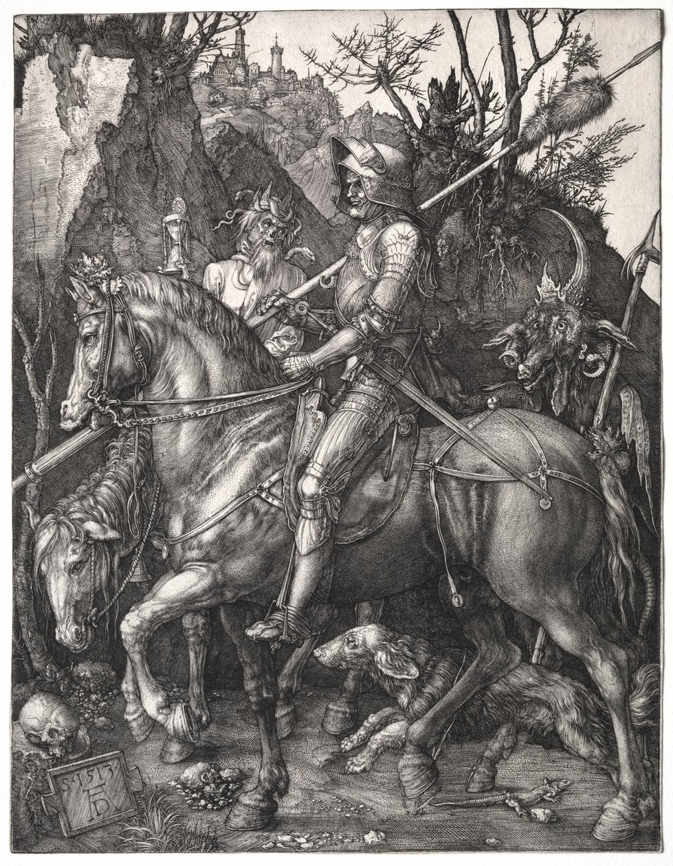 Ritter, Tod und Teufel von Albrecht Dürer