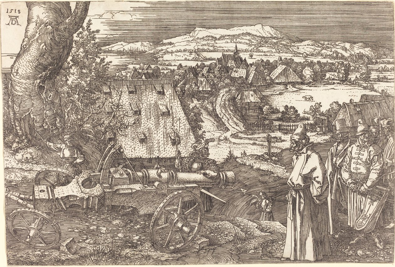 Landschaft mit der Kanone von Albrecht Dürer