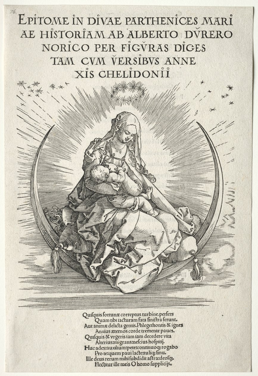 Leben der Jungfrau Maria: Titelseite, 1511 von Albrecht Dürer