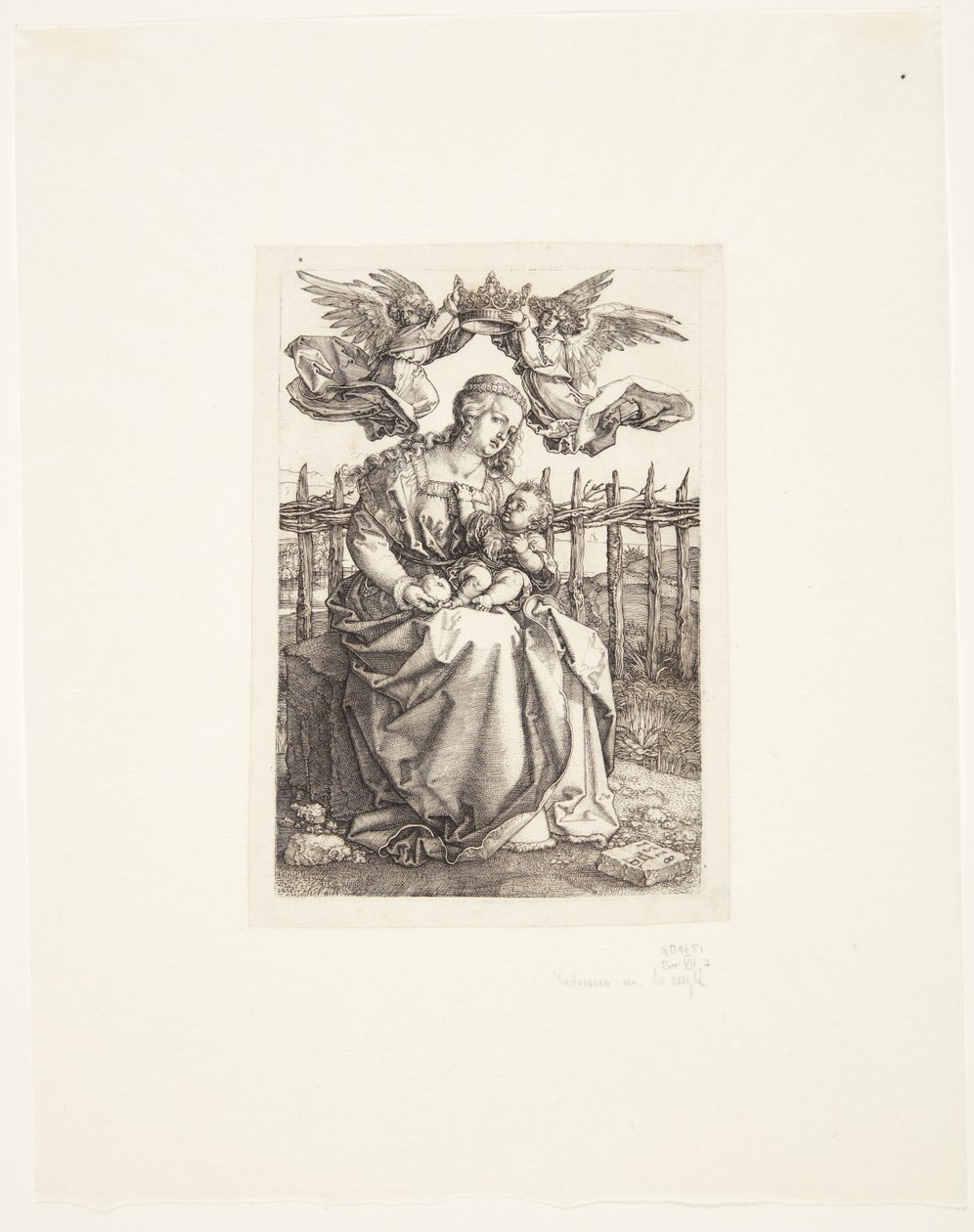 Madonna von zwei Engeln gekrönt von Albrecht Dürer