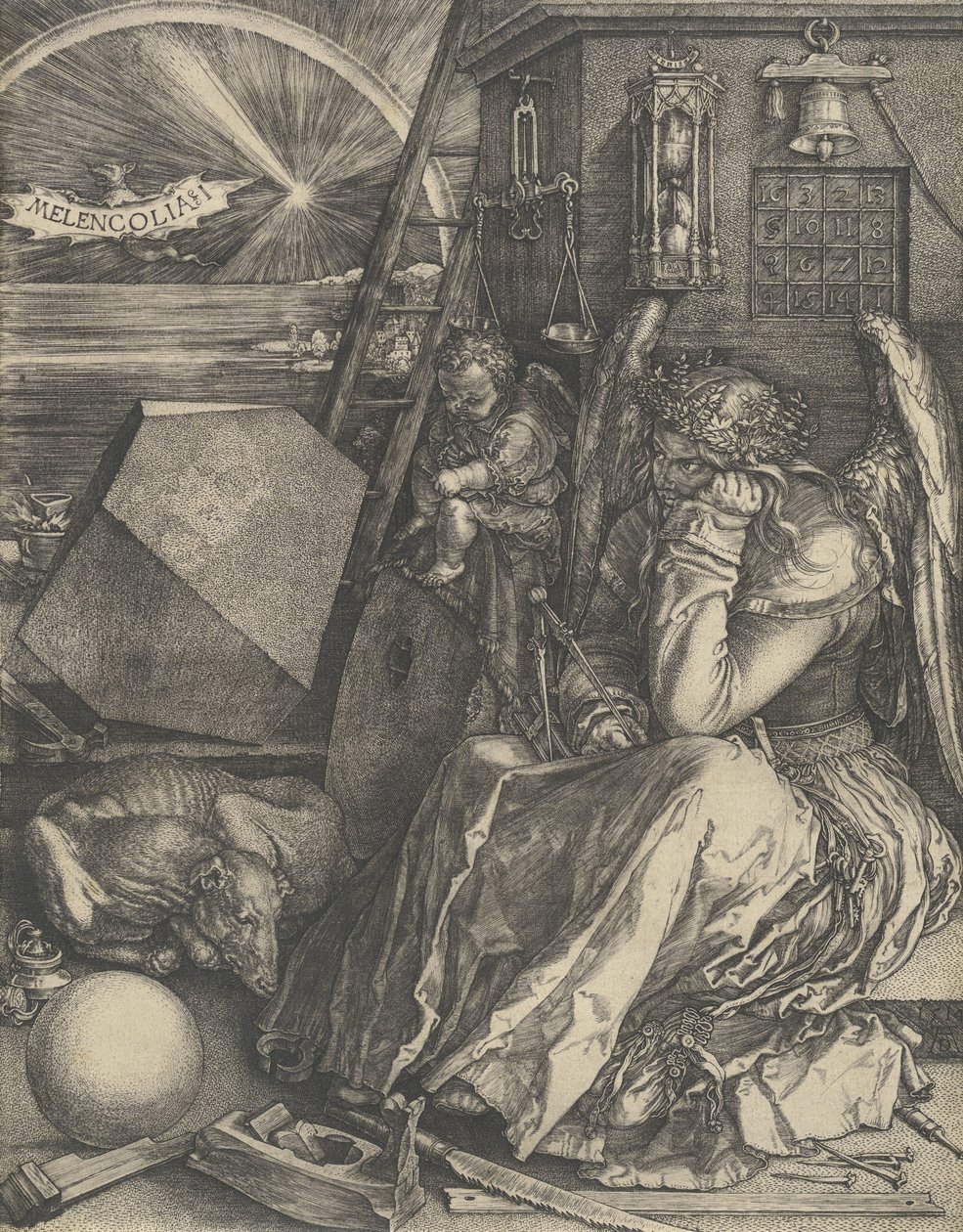 Melencolia I, 1514 von Albrecht Dürer