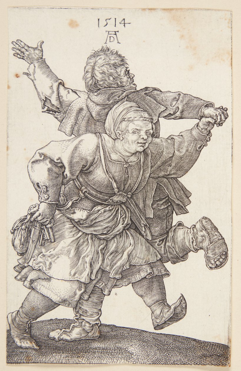 Bauernpaar tanzt von Albrecht Dürer