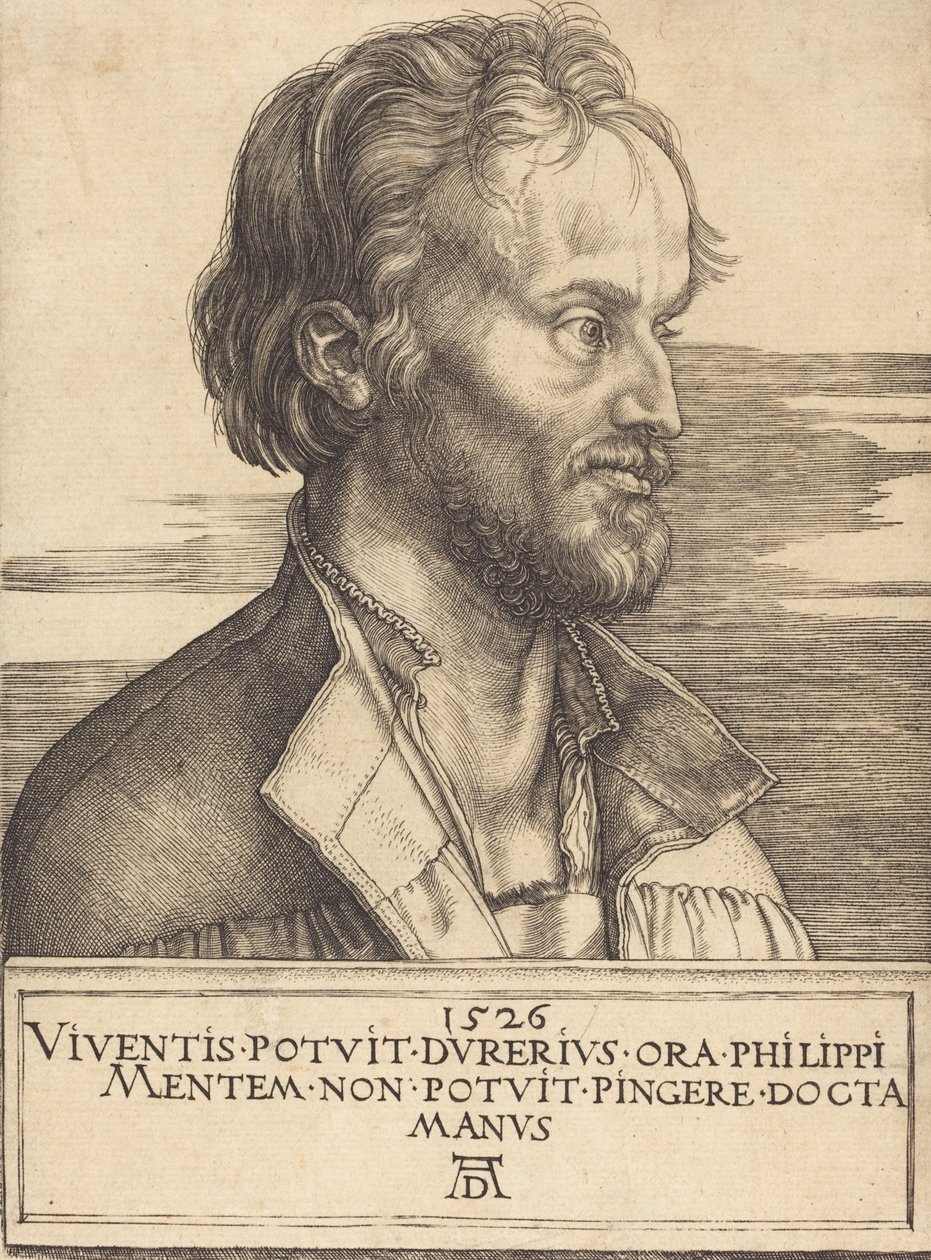 Philipp Melanchthon, 1526 von Albrecht Dürer