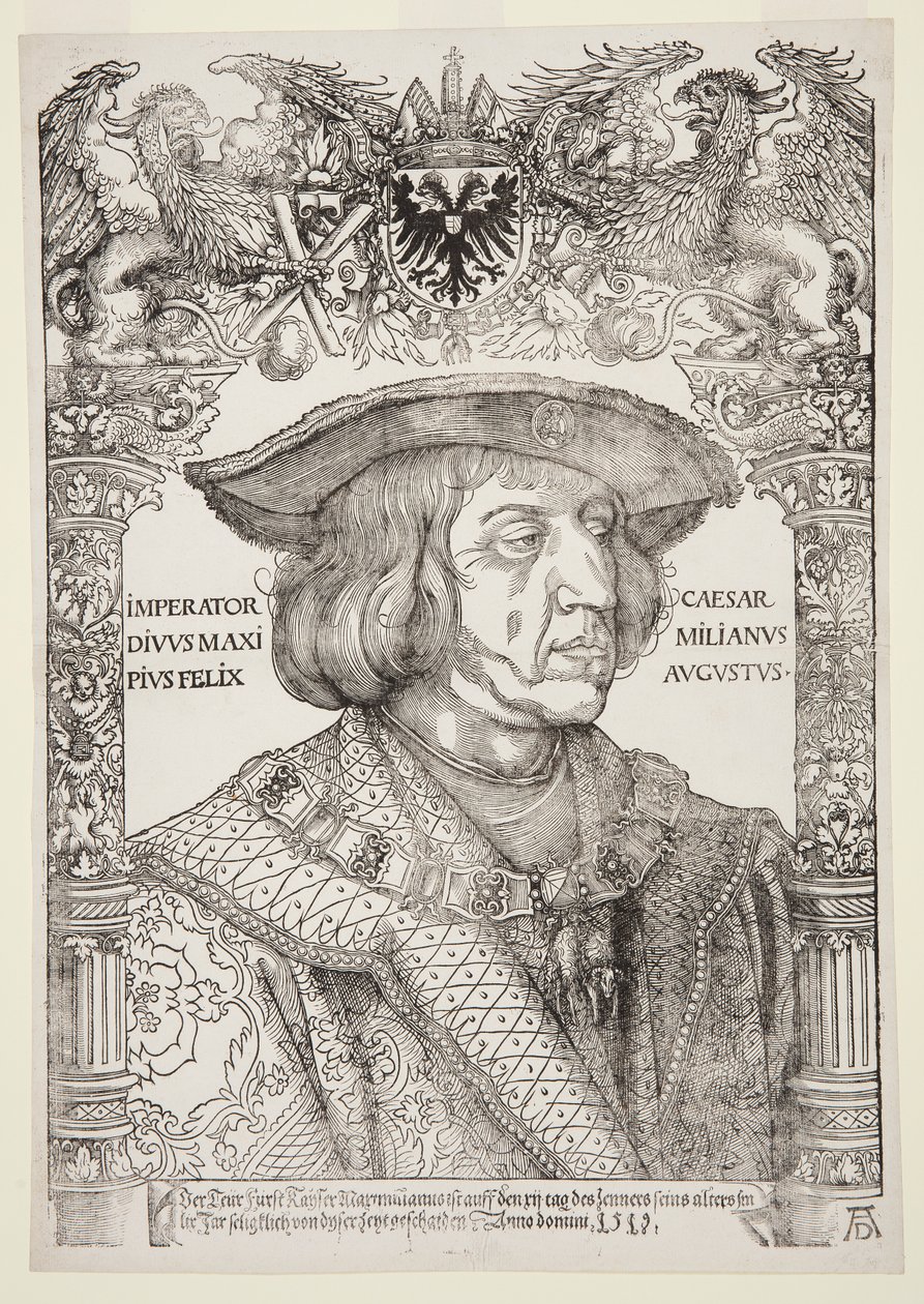 Porträt von Maximilian I. von Albrecht Dürer