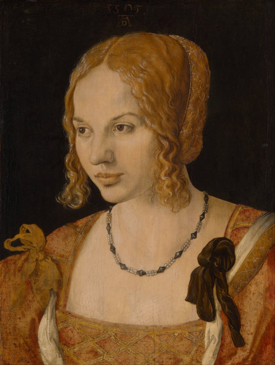 Porträt einer jungen Venezianerin von Albrecht Dürer