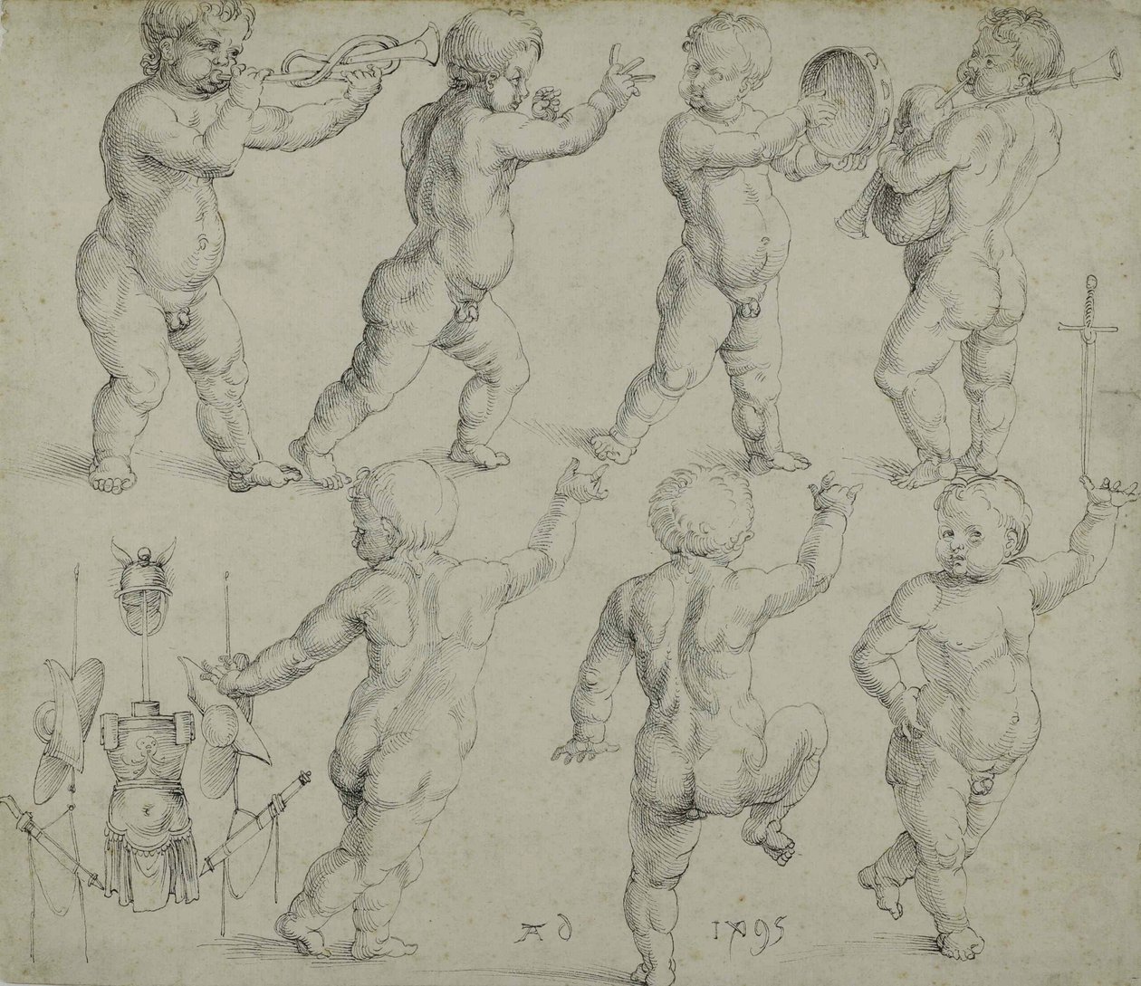 Putti, 1495 von Albrecht Dürer