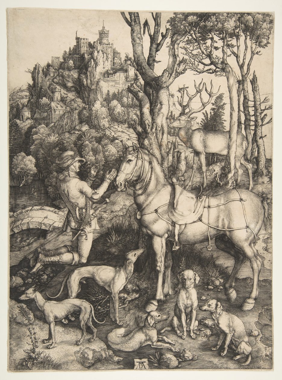 Heiliger Eustachius, ca. 1501 von Albrecht Dürer