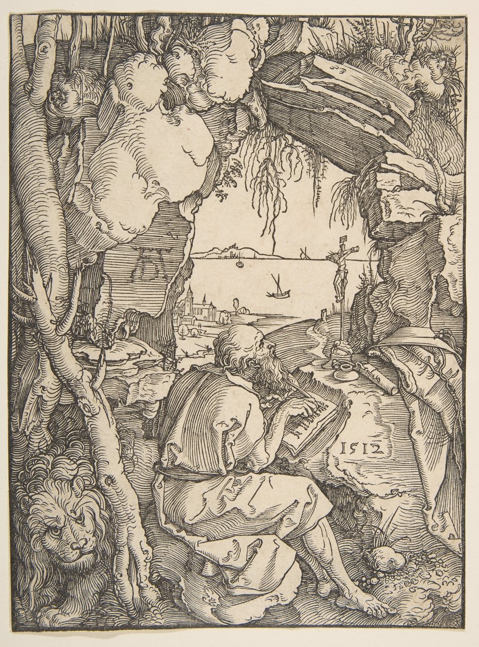 Heiliger Hieronymus in einer Höhle, 1512 von Albrecht Dürer