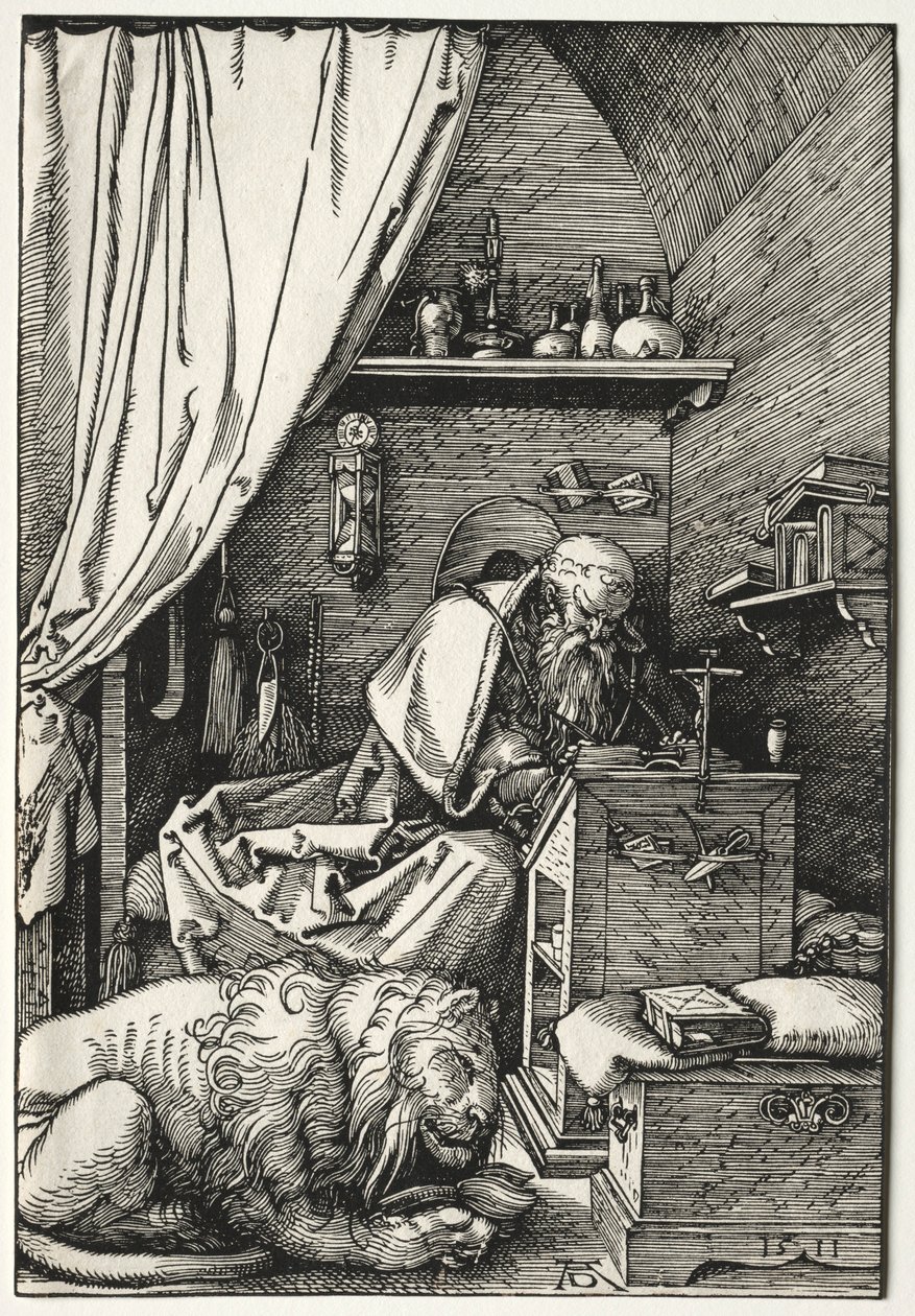 St. Hieronymus in seiner Zelle, 1511 von Albrecht Dürer