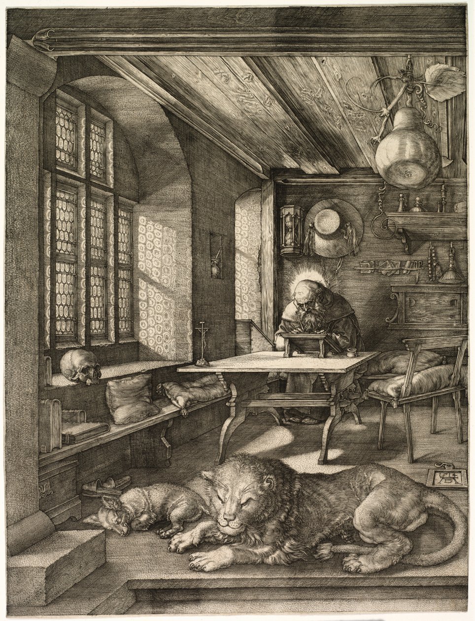 Der heilige Hieronymus in seinem Studierzimmer von Albrecht Dürer