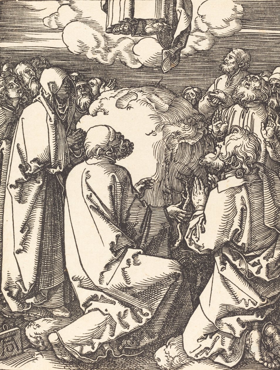 Die Himmelfahrt, wahrscheinlich ca. 1509-1510 von Albrecht Dürer