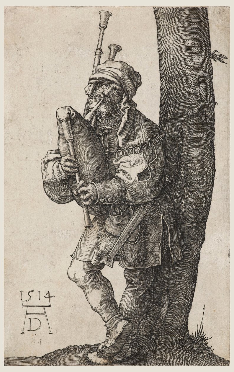 Der Dudelsackspieler von Albrecht Dürer