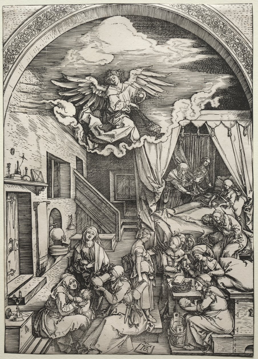 Die Geburt der Jungfrau von Albrecht Dürer