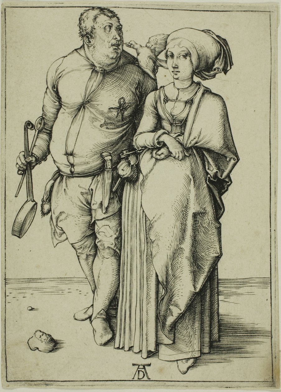Der Koch und seine Frau von Albrecht Dürer