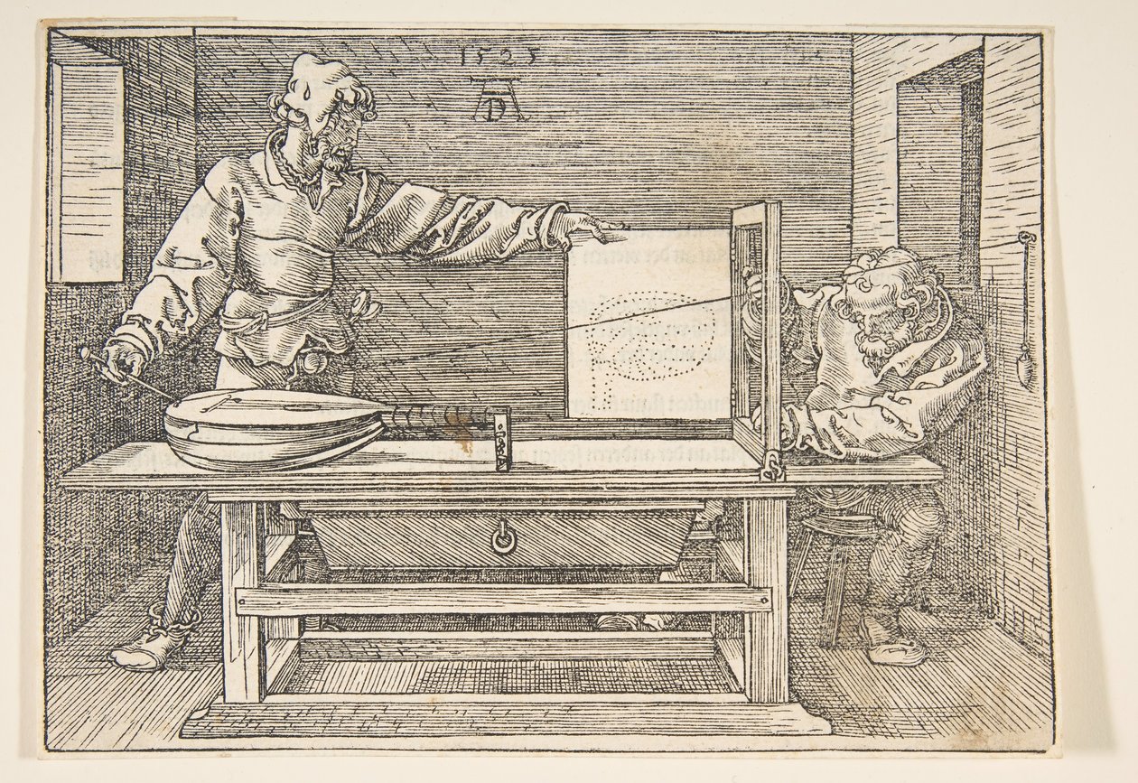Der Zeichner der Laute von Albrecht Dürer