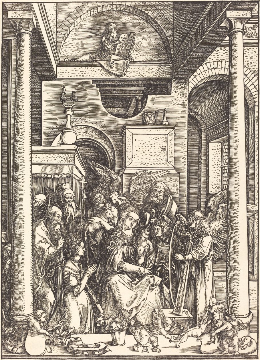 Die Verherrlichung der Jungfrau von Albrecht Dürer
