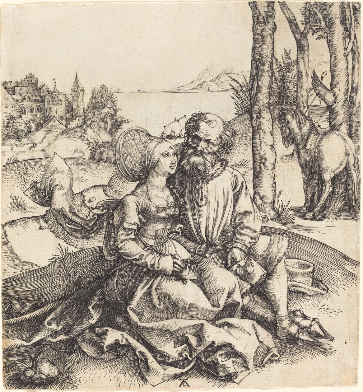 Das ungleiche Paar von Albrecht Dürer