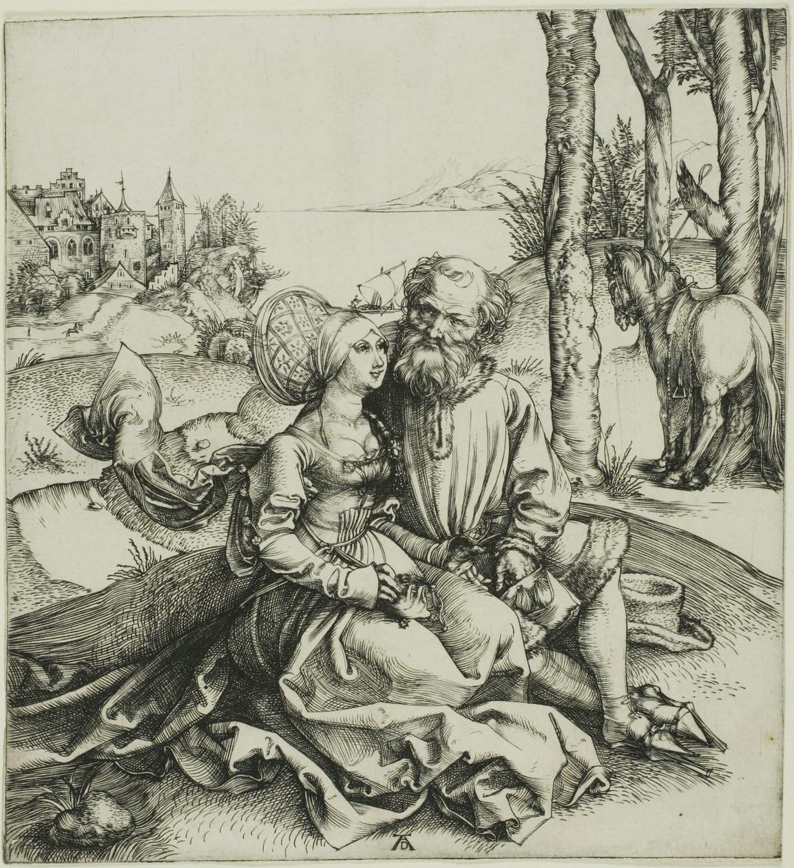 Das ungleiche Paar von Albrecht Dürer