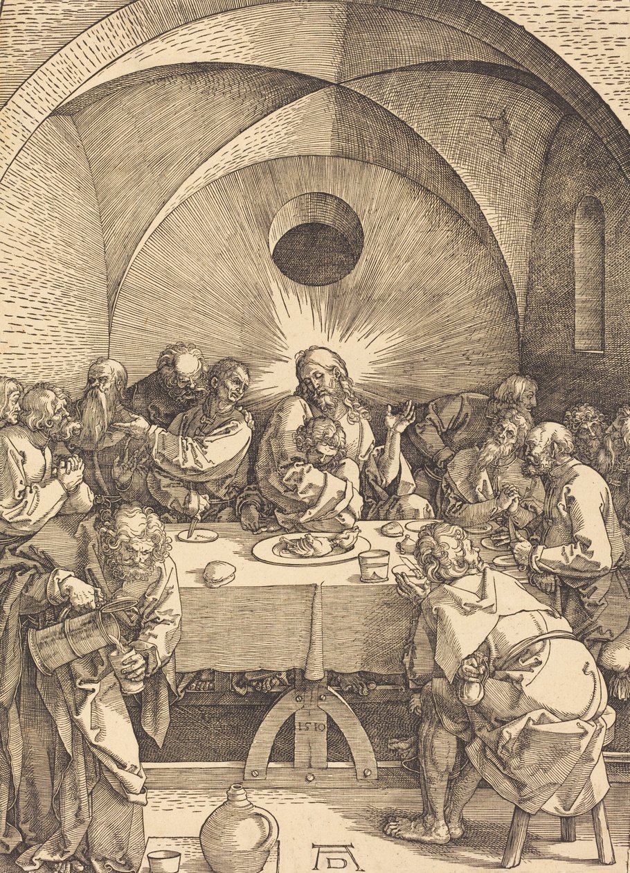 Das letzte Abendmahl, 1510 von Albrecht Dürer