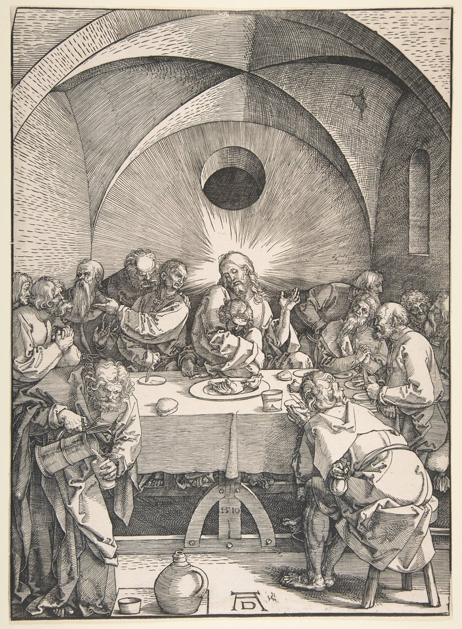 Das letzte Abendmahl, 1510 von Albrecht Dürer