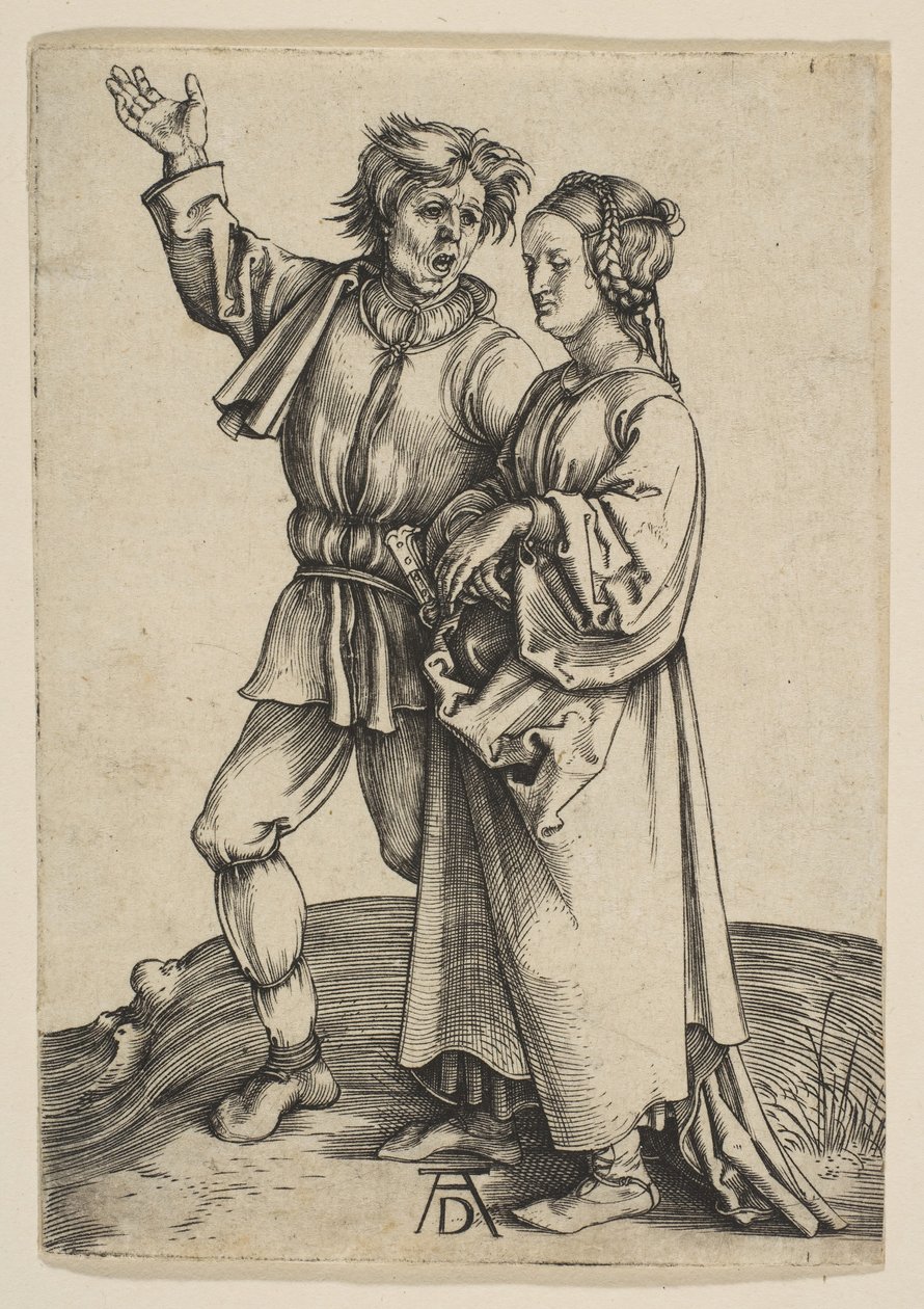 Der Bauer und seine Frau (ca. 1497) von Albrecht Dürer