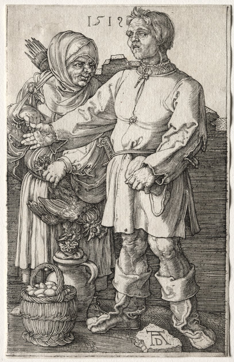 Die Bauern auf dem Markt von Albrecht Dürer