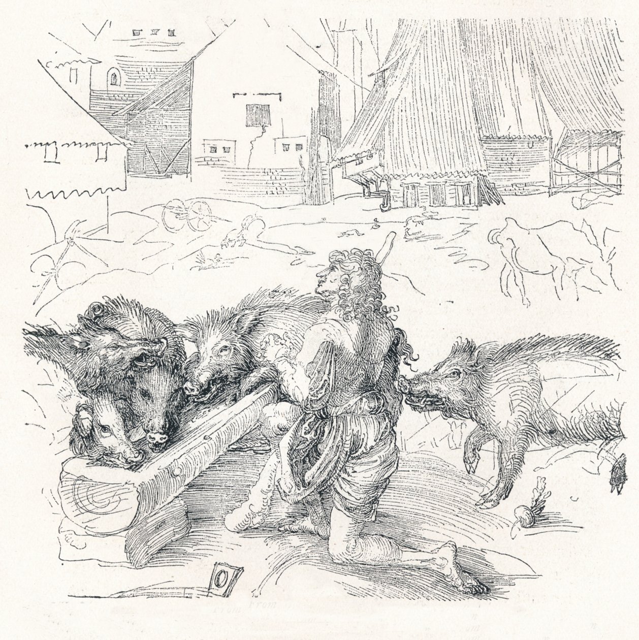 Der verlorene Sohn, um 1497, 1906 von Albrecht Dürer