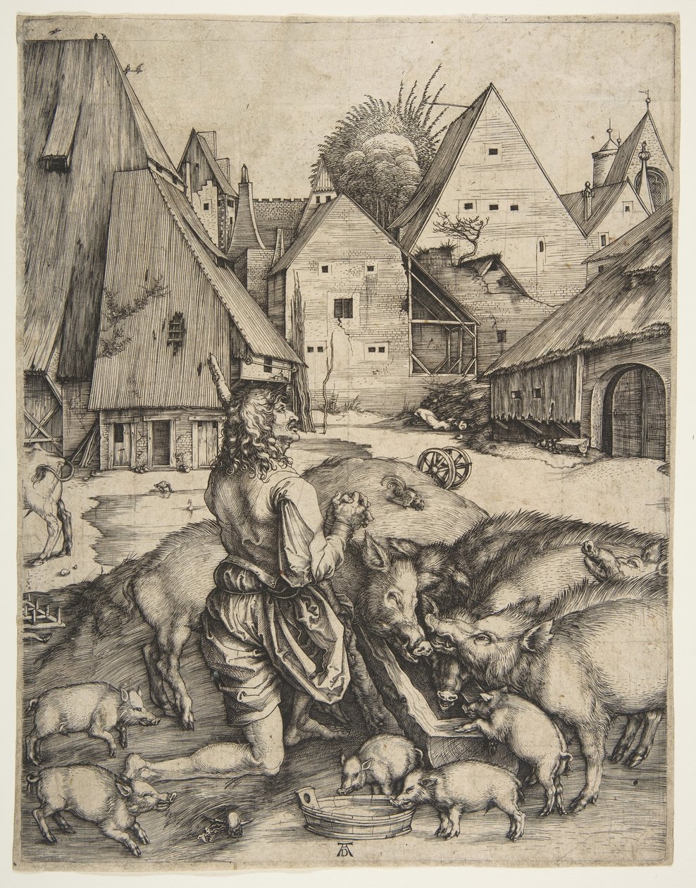 Der verlorene Sohn, ca. 1496 von Albrecht Dürer