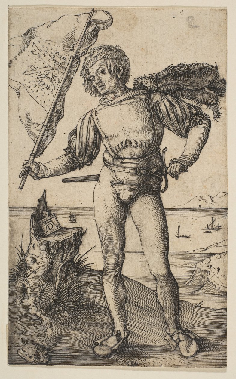 Der Fahnenträger, ca. 1501 von Albrecht Dürer